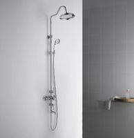 Душевая система Aquatek Классик с термостатом Хром арт-AQ2543CR — фото 3, Душевые стойки