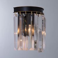 Настенный светильник Divinare Nova Прозрачный Черный арт-3001/01 AP-1 — фото 3, Бра