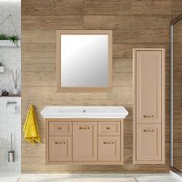Товар: Комплект мебели для ванной ASB-Woodline Толедо 105 Капучино арт-11196+11211+23538 - фото 3 Комплект мебели для ванной ASB-Woodline Толедо 105 Капучино арт-11196+11211+23538 — фото 3, Комплекты мебели для ванной