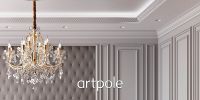 Гипсовая 3д панель Artpole Platinum Aristocrate матовая 600x600 мм арт-MM-0043 — фото 5, Гипсовые 3Д панели