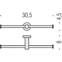 Товар: Держатель туалетной бумаги Colombo Design Plus двойной Черный матовый арт-W4990.NM - фото 3 Держатель туалетной бумаги Colombo Design Plus двойной Черный матовый арт-W4990.NM — фото 3, Держатели туалетной бумаги