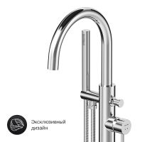 Смеситель для ванны AM.PM Sense Хром арт-F7514100 — фото 8, Смесители напольные