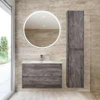 Шкаф пенал BelBagno Kraft 33 подвесной Pino Pasadena арт-KRAFT-1600-2A-SC-PP-R — фото 4, Пеналы для ванной комнаты