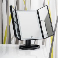 Косметическое зеркало Ridder Vivian с подсветкой с увеличением Черное арт-О3110010 — фото 2, Косметические зеркала