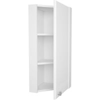 Подвесной шкаф 1MarKa Story 42П R угловой Белый глянец арт-У99318 — фото 4, Шкафы для ванной