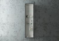 Зеркальный шкаф Континент Mirror Box black Led 40 с подсветкой Черный арт-МВК050 — фото 2, Пеналы для ванной комнаты