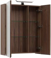 Зеркальный шкаф Aquanet Нью-Йорк 70 L Орех арт-203952 — фото 3, Зеркальные шкафы в ванную