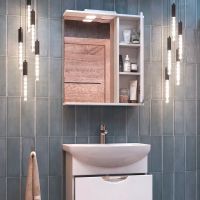 Зеркало со шкафом Vigo Callao 60 R с подсветкой Белое арт-z.CAL.60.R.El — фото 2, Зеркальные шкафы в ванную