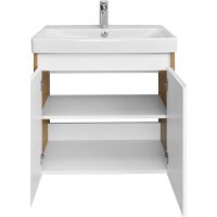 Товар: Тумба под раковину Aquaton Сканди Doors 70 Белый глянец Дуб рустикальный арт-1A278901SDZ90 - фото 6 Тумба под раковину Aquaton Сканди Doors 70 Белый глянец Дуб рустикальный арт-1A278901SDZ90 — фото 6, Тумбы под раковину