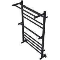 Водяной полотенцесушитель Aquatek Альфа П10 500x800 с полкой Черный муар арт-AQ RRP1080BL — фото 8, Водяные полотенцесушители