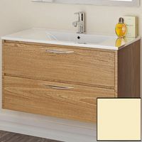 Тумба с раковиной SanVit Мэри-2 100 в цвете Ral подвесная Желтый глянец арт-kmery1002 — фото 1, Тумбы с раковиной