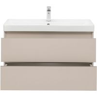 Тумба под раковину Aquanet Вега 2.0 90 подвесная Бежевая арт-337944 — фото 10, Тумбы под раковину