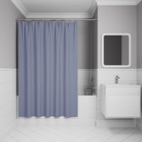 Товар: Штора для ванны Iddis Base 240х200 Серая арт-BD03P24i11 - фото 2 Штора для ванны Iddis Base 240х200 Серая арт-BD03P24i11 — фото 2, Шторы для ванной