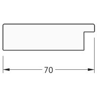 Зеркало Evoform Definite 136х76 в багетной раме - Соты алюминий 70 мм арт-BY 3307 — фото 6, Зеркала в ванную комнату