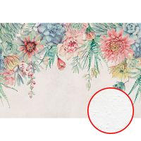 Фреска Ortograf Цветы 34083 Фактура бархат FX Флизелин (4*2,7) Белый/Разноцветный, Цветы арт-34083 (бархат FX) — фото 1, Фрески