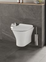 Комплект унитаза с инсталляцией Orange с сиденьем Микролифт и клавишей смыва Хром глянцевый арт-CI01-100W+APB100 — фото 6, Комплекты унитаз + инсталляция