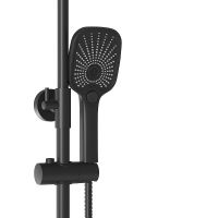 Душевая система Grossman Pragma Черная матовая арт-500.K35.03.210 — фото 4, Душевые стойки