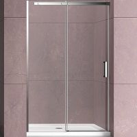 Душевая дверь Vincea Dice 110 профиль Хром стекло прозрачное арт-VDS-4D110CL — фото 1, Раздвижные душевые двери