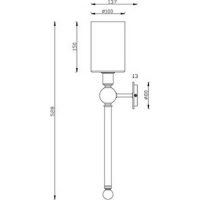 Товар: Настенный светильник Crystal Lux Mirabella AP1 Chrome White Белый Хром арт-MIRABELLA AP1 CHROME/WHITE - фото 5 Настенный светильник Crystal Lux Mirabella AP1 Chrome White Белый Хром арт-MIRABELLA AP1 CHROME/WHITE — фото 5, Бра