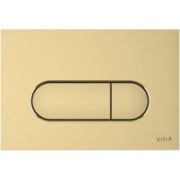Клавиша смыва Vitra Root Round Золото глянцевое арт-740-2224 — фото 1, Кнопки смыва