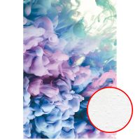 Фреска Ortograf Fluid art 33255 Фактура бархат FX Флизелин (1,8*2,7) Розовый/Синий/Зеленый, Абстракция арт-33255 (бархат FX) — фото 1, Фрески