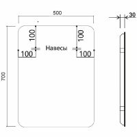 Зеркало Vincea 50 с подсветкой Черное с сенсорным выключателем с подогревом и диммером арт-VLM-3VC500B-2 — фото 5, Зеркала в ванную комнату