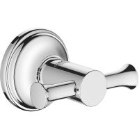 Двойной крючок Grohe Essentials Authentic Хром арт-40656001 — фото 1, Крючки для полотенец