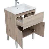 Товар: Тумба под раковину Aquanet Алвита New 60 Дуб веллингтон белый арт-277549 - фото 2 Тумба под раковину Aquanet Алвита New 60 Дуб веллингтон белый арт-277549 — фото 2, Тумбы под раковину