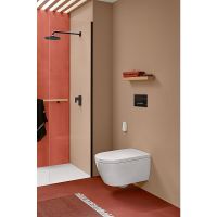 Унитаз биде Villeroy&Boch ViClean-L подвесной с сиденьем Микролифт арт-V0E100R1 — фото 5, Подвесные унитазы