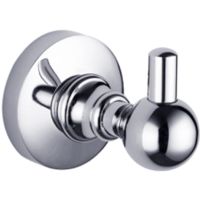 Крючок CeramaLux Caps Хром арт-51301 — фото 1, Крючки для полотенец