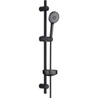 Душевой гарнитур Orange Черный матовый арт-OS132b — фото 1, Душевые гарнитуры на штанге