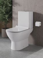 Унитаз компакт Agger с бачком и сиденьем Микролифт арт-AT03000 — фото 6, Напольные унитазы