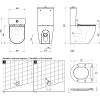 Товар: Унитаз компакт Ravak Optima RimOff Combi с бачком и сиденьем Микролифт арт-X01870 - фото 10 Унитаз компакт Ravak Optima RimOff Combi с бачком и сиденьем Микролифт арт-X01870 — фото 10, Напольные унитазы