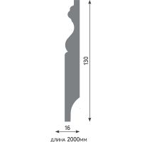 Товар: Плинтус Evrowood 2000x130x16 мм арт-PN 140 - фото 6 Плинтус Evrowood 2000x130x16 мм арт-PN 140 — фото 6, Плинтуса напольные