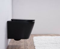 Унитаз Esbano Clavel подвесной Черный матовый с сиденьем Микролифт арт-ESUPCLAVBM — фото 4, Подвесные унитазы