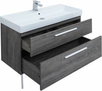 Товар: Тумба под раковину Aquanet Nova 100 подвесная Дуб рошелье арт-249923 - фото 12 Тумба под раковину Aquanet Nova 100 подвесная Дуб рошелье арт-249923 — фото 12, Тумбы под раковину