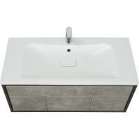 Тумба под раковину Aquaton Уэльс 80 подвесная Авеллино грей Антрацит арт-1A267901WA6A0 — фото 2, Тумбы под раковину