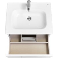 Тумба под раковину Roca Victoria 60 подвесная Белый глянец арт-A857468806 — фото 3, Тумбы под раковину