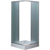 Душевой уголок Aquanet SE-800S 80x80 профиль Хром стекло прозрачное арт-270064 — фото 3, Квадратные душевые уголки