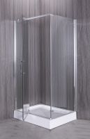 Душевой уголок Esbano ESR-8190 100x80 профиль Хром стекло прозрачное арт-ESUGR8190 — фото 3, Прямоугольные душевые уголки
