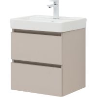 Тумба под раковину Aquanet Вега 2.0 50 подвесная Бежевая арт-337940 — фото 3, Тумбы под раковину