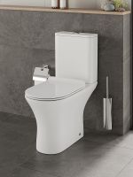 Товар: Унитаз компакт Orange с бачком и сиденьем Микролифт арт-C01-000W - фото 2 Унитаз компакт Orange с бачком и сиденьем Микролифт арт-C01-000W — фото 2, Напольные унитазы