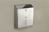 Диспенсер для бумажных полотенец Nofer Нержавеющая сталь глянцевая арт-04010.B — фото 2, Диспенсеры бумажных полотенец