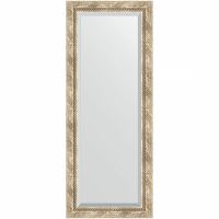 Товар: Зеркало Evoform Exclusive 133х53 с фацетом в багетной раме - Прованс с плетением 70 мм арт-BY 3511 - фото 1 Зеркало Evoform Exclusive 133х53 с фацетом в багетной раме - Прованс с плетением 70 мм арт-BY 3511 — фото 1, Зеркала в ванную комнату