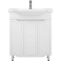 Тумба под раковину Corozo Мирра 75 Белая арт-SD-00001515 — фото 1, Тумбы под раковину