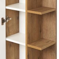 Шкаф пенал Aquaton Сканди 40 подвесной Белый Дуб рустикальный арт-1A253403SDZ90 — фото 3, Пеналы для ванной комнаты