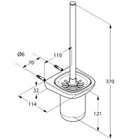 Товар: Ершик для унитаза Kludi Ambienta Хром Белый арт-5397405 - фото 3 Ершик для унитаза Kludi Ambienta Хром Белый арт-5397405 — фото 3, Ершики для унитаза
