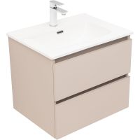 Тумба под раковину Aquanet Вега 2.0 60 подвесная Бежевая арт-337941 — фото 3, Тумбы под раковину