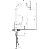 Товар: Смеситель для кухни Olive's Tieso Черный матовый арт-26430TSB - фото 2 Смеситель для кухни Olive's Tieso Черный матовый арт-26430TSB — фото 2, Смесители для кухни
