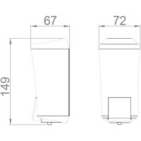 Диспенсер для жидкого мыла Nofer Black Черный Хром арт-03010.N — фото 2, Диспенсеры для жидкого мыла